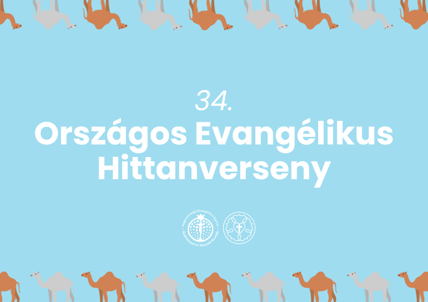 Közreadjuk a 34. Országos Evangélikus Hittanverseny kiírásait és kijelölt igeszakaszait.