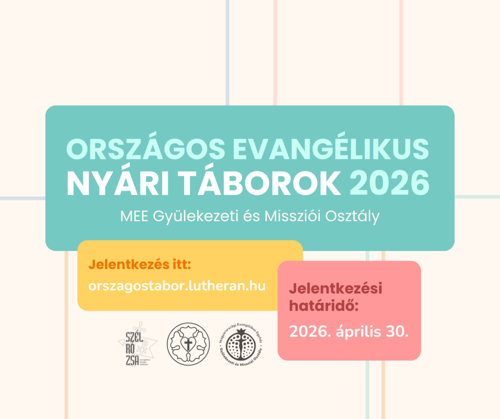 Elindult a jelentkezés a 2026. évi országos evangélikus nyári táborokra