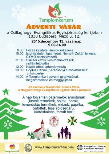 adventi vásártemplomkert